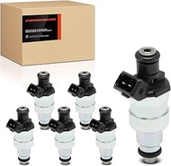Frankberg 6x Injector Valve 2-Pin Petrol Compatible with 3 Series E30 320 3 Series Cabriolet E30 M3 