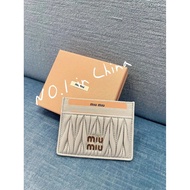 Miu Bag miumiu Card Holder Card Holder Muse Female Bag Pleated Bag Bag