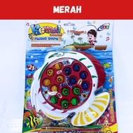 Mainan Anak Pancingan Ikan Magnet Elektrik Jumbo/Mainan Edukasi Kemal