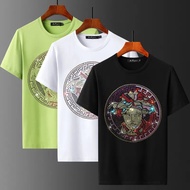 UG910 VERSACE.21.1 2025 New Style t-Shirt Men's Short-Sleeved Heavy Industry Loose All-Match Street 
