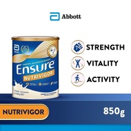 [850g x 2 tins] Ensure Nutrivigor Adult Milk Powder from Abbott Vanilla Flavour Nutrivigour 850 g per tin (100% real)