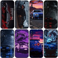 for OPPO Reno 8T 7 lite 7z 5G 6 4G 11F 12F 12FS 12 TPU Phone Cases Soft protective cover Neon Nissan