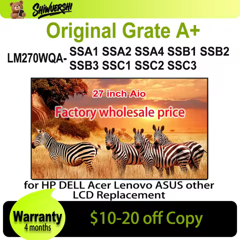 Original New A+ LM270WQA SSA1 SSA2 SSA4 SSB1 SSB2 SSB3 SSC1 SSC2 SSC3 27 inch IPS QHD For LG Dell AI