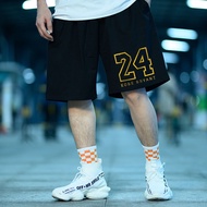 M-7XL Men Shorts Men's Clothing Short Pants Ready Stock Print Black Boy Drawstring Shorts Mens Sport