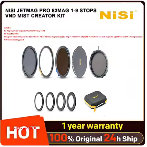 NISI JETMAG PRO VND MIST CREATOR KIT 1-9 STOPS True Color VND +FS ND 16 + Black Mist 1/867 /72/77/82