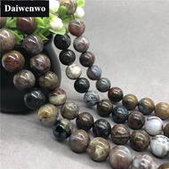 100% Natural Pietersite Stone Eagle Eye Beads 6-12mm Diy for Bracelet Lucky Evil