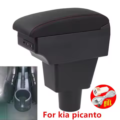 For Kia Picanto Armrest Box for Kia Picanto Morning Car Central Armrest Storage Box Modification Acc