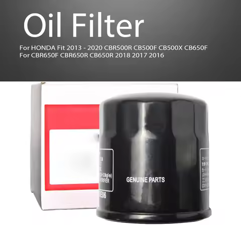 Motorcycle Oil Filter 15410-MFJ-D01 For HONDA Fit 2013 - 2020 CBR500R CB500F CB500X CB650F CBR650F C
