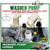 Nissan Almera N16 N17 Cefiro A32 Navara B14 Hicom 2.8 Washer Pump Motor Spray Windscreen Replacement