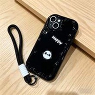 1 ชิ้น เคสโทรศัพท์ DIY ลายแพนด้าครีมพร้อมสายคล้อง เหมาะสำหรับ Iphone/Galaxy/Note 14/13/12/11, A3/14C