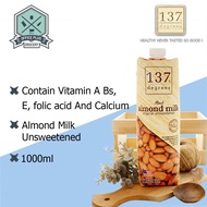 137 ALMOND MILK UNSWEETENED 1L