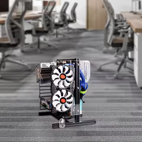 PC Frame Test Bench ITX ATX MATX Open Air Case Water Cooling Fan Chassic DIY Mini Computer Motherboa