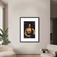 Aesthetic Block Poster + Frame by Leonardo Davinci Printed Painting 70x50cm