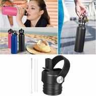 SPIRAKOGEO Straw Lid, with Straw with Handle Hydroflask Lid, Quality Straw Brush Leak Proof Replacem