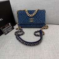 CHANEL 19丹寧/牛仔 WOC