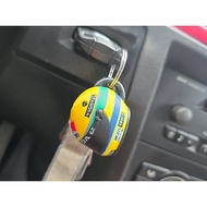 Ayrton Senna Helmet Keychain by Harace Protoworks
