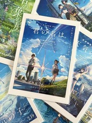 新海誠 動畫電影原版海報 收藏裝飾畫 你的名字 天氣之子 言葉之庭 鈴芽之旅