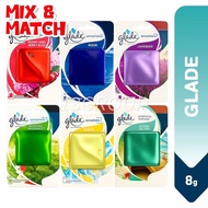 Glade Sensation Gel Air Freshener Refill / Aqua Jasmine Lavender Morning Freshness Peony, 8g