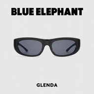 SUNGLASSES BLUE ELEPHANT-GLENDA (Black Semi Burgundy) Blue Elephant Sunglasses