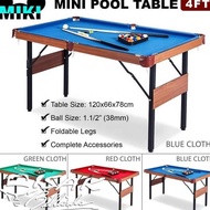 SUPER MURAH MIKI 4-ft Mini Pool Table Mainan Anak Meja Billiard Kecil