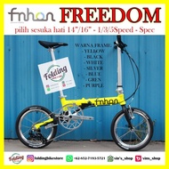 FNHON FREEDOM 14/16 Sepeda Lipat Dewasa Anak Seli 1-5 Speed-Vin's_Shop