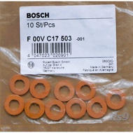 F00VC17503 BOSCH 100% Genuine diesel fuel injector copper gasket washer seal ring 10pcs