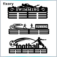 fixory Iron Medals Display Shelf Wall Mounted Holder Rack Award Frame for Gymnastic and Sports Medal