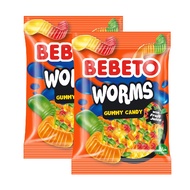 Bebeto Worms Gummies  2 Bag - (80g X 2) (Gula-gula Cacing Bebeto 2 Beg - (80g X 2))