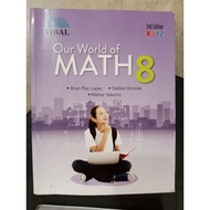 Our World of MATH 8  Used book Gr. 8