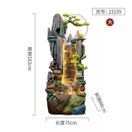 S/💲Pei Zhi（PEIZHI）Chinese-Style Rockery Water Fountain Living Room Entrance Office Circulating Water Wealth Feng Shui Wh