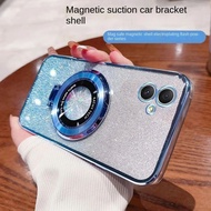 Softcase For Samsung A07 A06 4G A06 5G A05 A05s Premium Glitter Case With Free Magsafe HolderRing