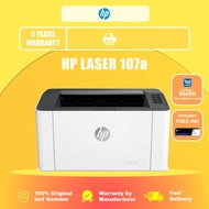 HP Laser 107a 107w Printer A4 Black and White Laser Printer, Perfect for Business