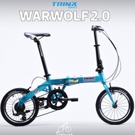 TRINX Warwolf 2.0 จักรยานพับ เฟรมอลูมิเนียม ล้อ 16 นิ้ว Shimano 7 speed