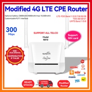 ♒4G CPE R312 Modem Modified Unlocked 3G 4G  5G LTE WiFi Modem CPE Router Home Unllimited Hotspot Sim Card 2 antenna❇
