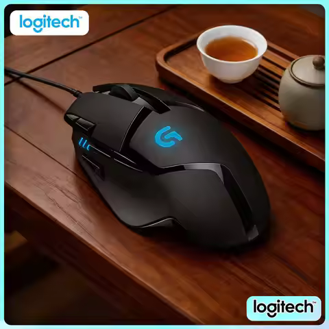 Logitech G402 Wired Gaming Mouse 20M Clicks 4 DPI Modes 500 IPS Anti-Slip Ergonomic Gaming Mouse Des