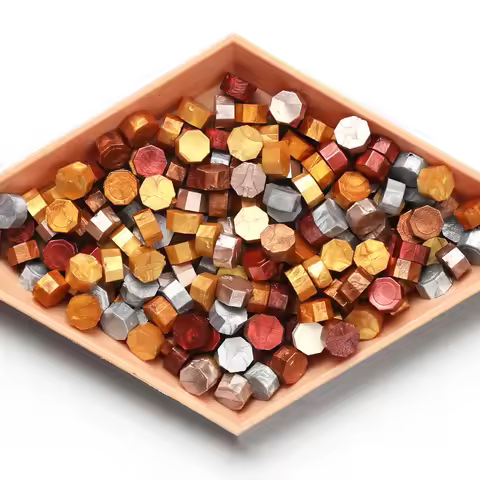 100pcs Sealing Wax Seal beans Stamp Beads for vintage craft Envelope Wedding Wax seal Ancient Sealin