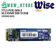 Wise FTL3 Pcie Gen 3 512GB M.2 NVME SSD Read Speed up to 2500 MB/s Write speed : up to 2100 MB/s (Op