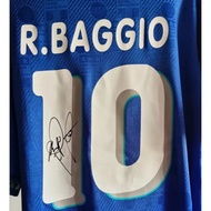 Crown Genuine ProductRobert Baqiao BAGGIO Autograph Italy 1994 Football Jersey// Jersey XZ