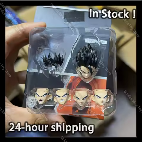 In Stock Black Hole Son Gohan Head Accessories Action Figures Dragon Ball Z SHF Anime Model Toys Gif
