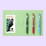 我的英雄學院 - 綠谷出久、爆豪勝己、轟焦凍 SARASA Clip 0.5mm 彩色原子筆 (3 個入)