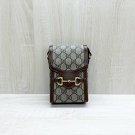 GUCCI老花1955 Horsebit 復古手機包 625615