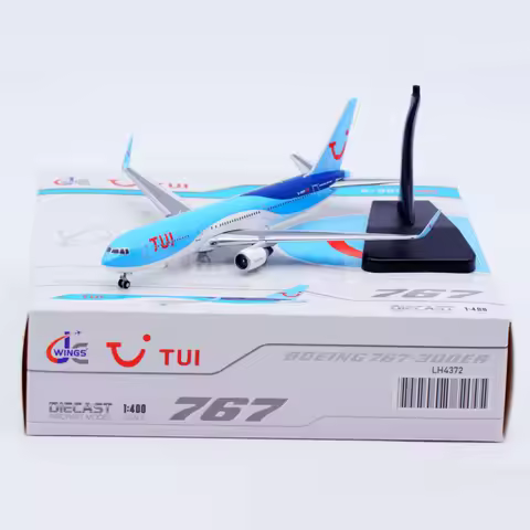 LH4372 Alloy Collectible Plane Gift JC Wings 1:400 TUI Airlines Boeing B767-300ER Diecast Aircraft J