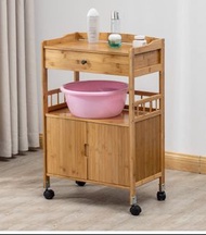 可移動多用途置物架@可移動客廳置身架@可移動雙層推車置物架@可移動多用途儲物架