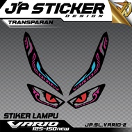 Sticker Lampu / Setiker Alis Vario 125 - 150 New - Stiker Led Honda Vario JP-2