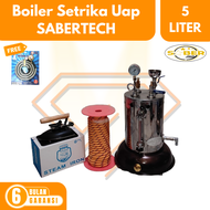 [BISA COD] Boiler Setrika Uap Laundry Sabertech 5L Lengkap / Boiler + Kompor / Boiler