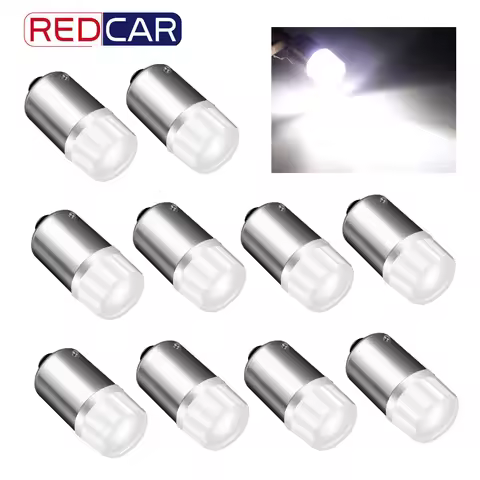 10pcs BA9S LED Bulb T4W H6W LED Car light bulb Car Reverse Lights Auto Parking License Lamp Interior