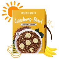 [AMAZIN' GRAZE] 沖泡式堅果穀物燕麥片 (6包/盒)-香蕉巧克力