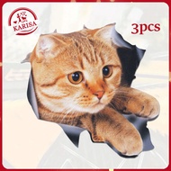 3D Cat Car Sticker Family Car Sticker Waterproof Cat Car Sticker Creative Decorative Stickers