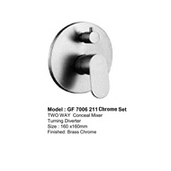 G.FERRETTI | GF 7006 211 Chrome Set TWO WAY Conceal Mixer