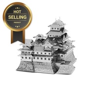 3D Puzzles Himeji Castle - 3D Metal Model Kit -  Model Building Educational Toys (4)